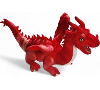 Carl Dick Dragon assis rouge env. 30cm Peluche, animal en peluche, doudou 3639