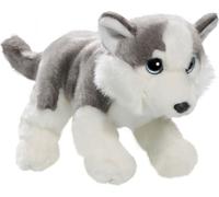 Carl Dick Husky avec grands yeux env. 28cm 3076 Doudou, peluche, animal en peluche