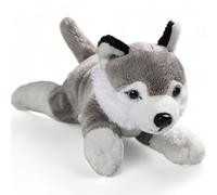 Carl Dick Husky Chien couché, Peluche, Doudou