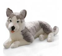Carl Dick Husky Chien couché, Peluche, Doudou