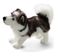 Carl Dick Peluche Husky Debout 30cm de Long, 25cm de Haut 3224