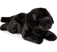 Carl Dick Labrador couché noir 40 cm, peluche, animal en peluche, doudou 3683
