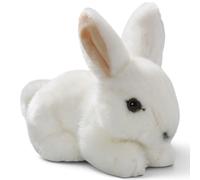 Carl Dick Lapin assis blanc, lapin des neiges, Peluche, Doudou