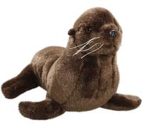 Carl Dick lion de mer brun env. 24cm de long, env. 18cm de haut 2926 Doudou, peluche, animal en peluche
