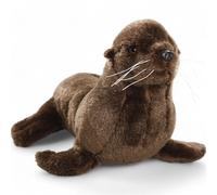Carl Dick Lion de mer marron, Peluche, Doudou