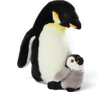 Carl Dick Peluche Pingouin avec bébé, env. 30 cm de Haut, 1725