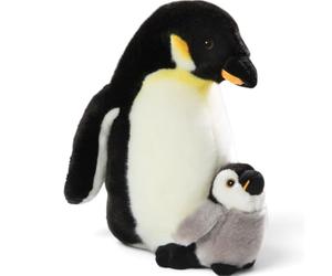 Carl Dick Peluche Pingouin avec bébé, env. 30 cm de Haut, 1725