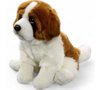 Carl Dick St. Bernard Chien assis, Peluche, Doudou