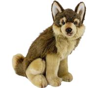 Carl Dick Wolf assis env. 28cm, peluche, animal en peluche, doudou 3712