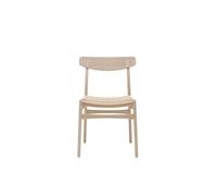 Carl Hansen & Søn Chaise CH23 - chêne savonné - Abdeckplatte Eiche - maille nature