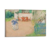 Carl Larsson Impression sur toile de Lisbeth comme la princesse maléfique dans le conte de fées Décoration murale 20,3 x 30,5 cm