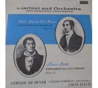 Carl Maria von Weber, Louis Spohr, Gervase de Peyer, The London Symphony Orchestra, Sir Colin Davis - Von Weber Clarinet Concerto No. 2 In E Flat, Op. 74 / Spohr Clarinet Concerto No. 1 In C Minor, Op. 26