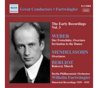 Carl Maria von Weber The Early Recordings - Volume 3 (CD) Album