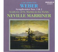 Carl Maria Von Weber - Weber: Symphonies Nos. 1 & 2 / Academy Of St. Martin In The Fields / Marriner (UK Import)