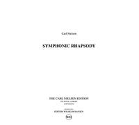 Carl Nielsen: Symphonic Rhapsody (Score). Partitions pour Orchestre