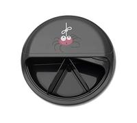 Carl Oscar - Boîte à goûter pour les voyages, Plastique, gris, 15cm x 4cm x 15cm