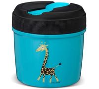 Carl Oscar - - TEMP LunchJar, Kids 0,5 L, thermos durable pour enfants en acier inoxydable avec multi-couverts,Turquoise 0,5 l