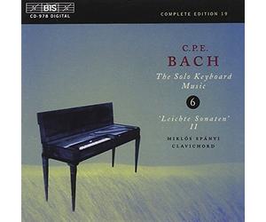 Carl Philip Emanuel Bach - L'Intégrale des oeuvres pour clavier Vol.6