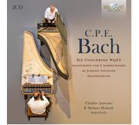 C.P.E Bach: Six Concertos Wq43 Transcribed for 2 Harpsichords