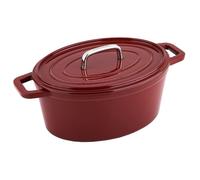 Carl Schmidt Sohn 31 x 23,5 cm ALPEN Marmite en fonte Cocotte rouge 078126