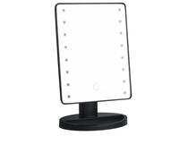 Carl & Son Miroir de maquillage à lumière Led Noir 525g