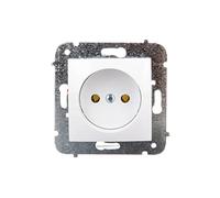 Carla 5901752634862 Prise électrique électro-plast Blanc 1731-10