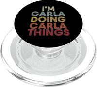 Carla Name Carla Personalized Name First Given PopSockets PopGrip pour MagSafe