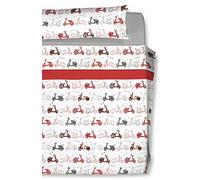 Carla Rubini Vertigo Gamanatura Parure de lit, Polyester, Rouge, 38.0 x 28.0 x 3 cm, Lot de 3