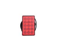 Carlamp Feu Arrière Feu Pilote Arrière Voiture Clignotant Feu Arrière Frein Voiture Lampe Sécurité Portable Becquet D'avertissement Ensemble Feux Arrière(No 02)