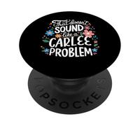 Carlee Personalized Cute Girls Carlee Name PopSockets PopGrip Adhésif