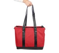 CARLETT - Sac de Courses Carlett Cube S | Sac Interchangeable pour Poussette Cube P | Grande capacité de 56 L, Extensible jusqu'à 75 L | Panier Amovible avec poignées réglables | Ruby