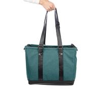 CARLETT - Sac de Courses Carlett Cube S | Sac Interchangeable pour Poussette pour Animaux Cube P | Grande capacité 56 L Extensible à 75 L | Panier Amovible + poignées réglables | Pin