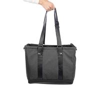 Carlett - Sac de Courses Cube S | Sac Interchangeable pour Poussette pour Animaux Cube P | Grande capacité 56 L Extensible à 75 L | Panier Amovible + poignées réglables | Volcan