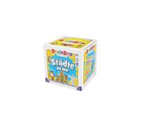 Brain Box 94944 Villes du Monde Jeu éducatif Quiz pour Enfants à partir de 8 Ans