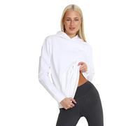 Carlheim Women's Hoodie Everyday Comfort Jette, White, Large