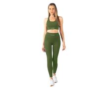 Carlheim Women's Serenita Active Collection Leggings, Safari Green, Small
