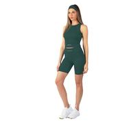 Carlheim Women's Serenita Active Collection Shorts 8", Dark Teal, Large