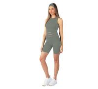 Carlheim Women's Serenita Active Collection Shorts 8", Stone Grey, X-Large