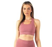 Carlheim Women's Serenita Active Collection Sports Bra X-Back, Berry, Large