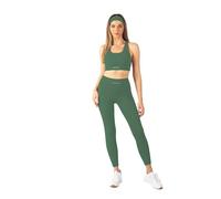 Carlheim Women's Serenita Active Collection Sports Bra X-Back, Saga Green, Large