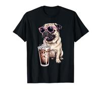 Carlin Boba Bubble Tea Cute Dog Lover T-Shirt