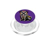 Carlin Chien Mexicain Crâne Sucre Calavera Viva Mexico Party PopSockets PopGrip pour MagSafe