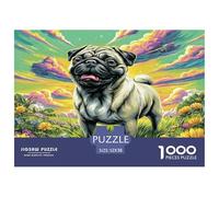 Carlin dans Un Champ coloré Puzzle 1000 Pièces Difficile Puzzles pour Adults DIY Jigsaw Puzzle Casse-tête De Jeu Familial Jouets De Défi 52x38cm/1000pcs