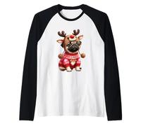 Carlin dans Un Chapeau de Renne avec Pull Festif Manche Raglan