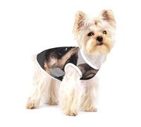 Carlin drôle et Gourmand,T-Shirt sans Manches en Coton pour Animaux de Compagnie, Gilet Respirant, Extensible et Doux,L