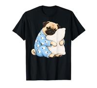 Carlin endormi dans Un Pyjama Mignon pour Chien T-Shirt