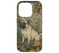 Carlin Fauve Doux dans Un Vieux Jardin Anglais Coque pour iPhone 14 Pro