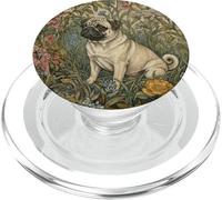 Carlin Fauve Doux dans Un Vieux Jardin Anglais PopSockets PopGrip pour MagSafe