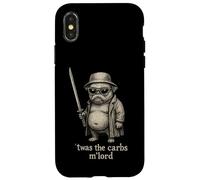 Carlin Humour Humour TWAS The Carbs M'Lord Funny Sci-FI Weird Odd Coque pour iPhone X/XS