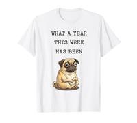 Carlin stressé : Quelle année s'est passée Cette Semaine ? T-Shirt